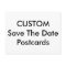 Custom Wedding Save The Date Postcards