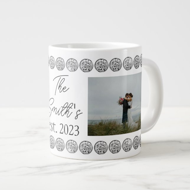 Custom Wedding Specialty Mug (Front Right)
