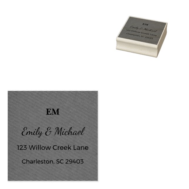 Custom Wedding Stamp | Romantic Mail Keepsake (Stamped)