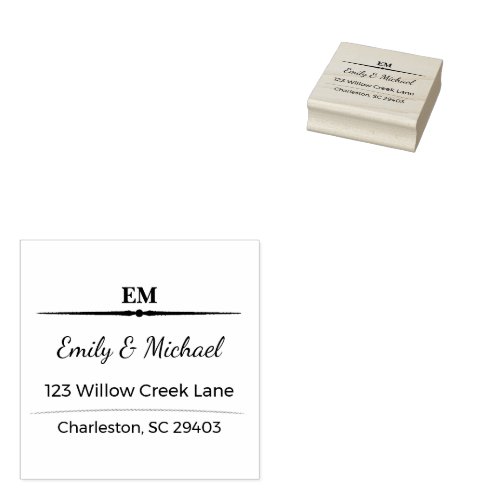 Custom Wedding Stamp | Romantic Mail Keepsake