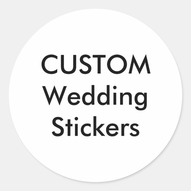 Custom Wedding Stickers 1.5" ROUND MATTE (20 pk.) (Front)