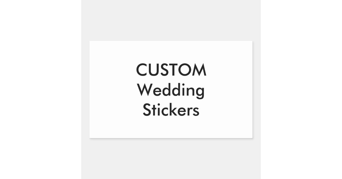 Custom Wedding Stickers