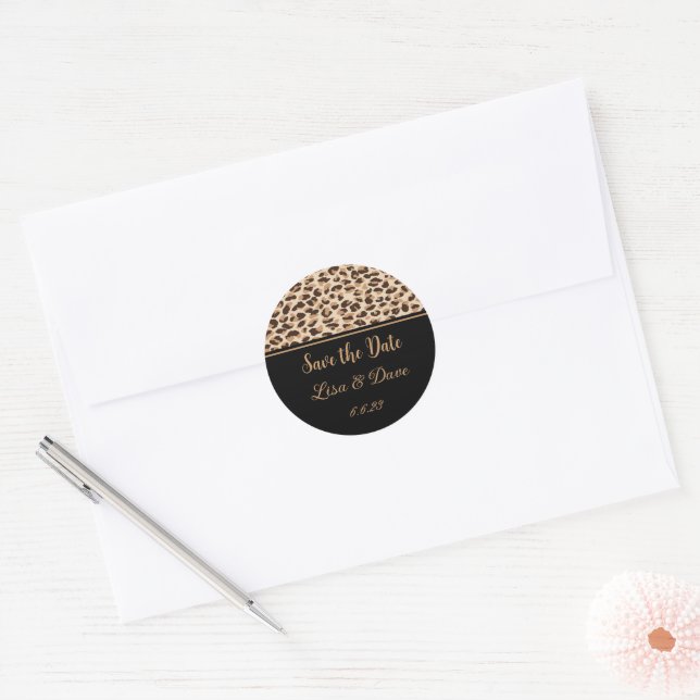 Custom Wedding Stickers Save the Date  (Envelope)