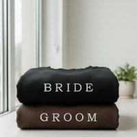 Custom Wedding Sweater Gift for Bride and Groom