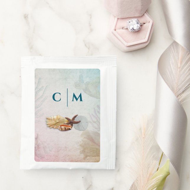 Custom Wedding Tea Bag Favors Drink Mix (Wedding)