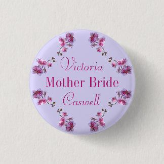 Custom Wedding Text Name Gift Button Pin