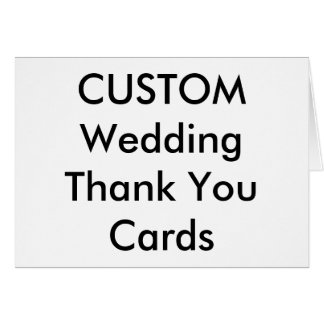 Custom Wedding Thank You Cards 5.6" x 4"