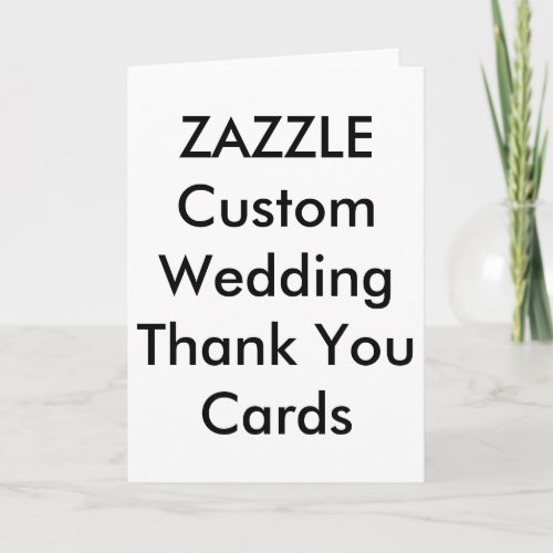 Custom Wedding Thank You Cards 5 x 7