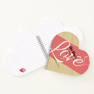 Custom Wedding Vow Books Rustic HER VOWS Journal