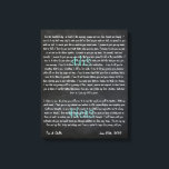 Custom Wedding Vows on Canvas<br><div class="desc">A constant reminder of the vows that you made on your special day. Customizable size,  color etc. A great wedding,  anniversary or just because gift!</div>