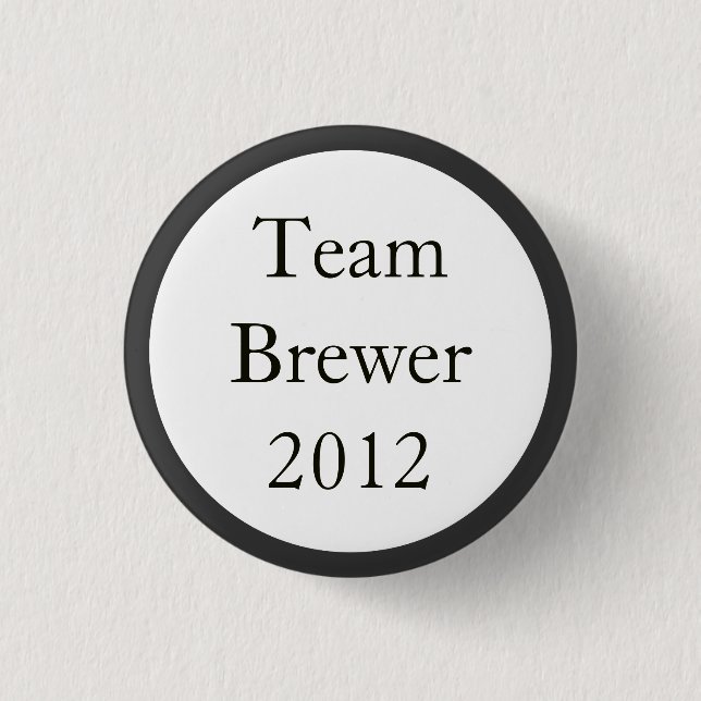 Custom Wedding Wedding Party Team Pinback Buttons (Front)