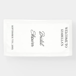 Custom Wedding Welcome Bridal Shower Engaged Banner