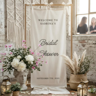 Custom Wedding Welcome Bridal Shower Engaged Banner