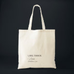 Custom Wedding Welcome Tote Bag<br><div class="desc">Introducing our Custom Wedding Destination Welcome Thank You Tote Bag—a perfect blend of modern elegance and simplicity. Designed with a minimalist aesthetic, this versatile tote is an ideal gift for your wedding guests or bridal party. Whether you’re looking to create a memorable welcome experience, express gratitude, or provide a practical...</div>