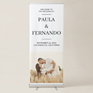 Custom Wedding Welcome Trade Show, Business Retractable Banner
