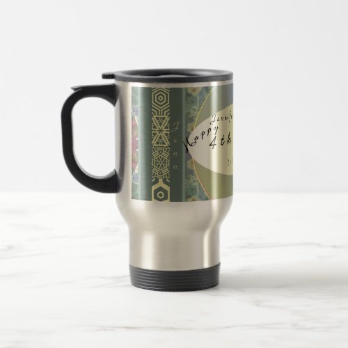 Custom Wedding Wildflower  Travel Mug