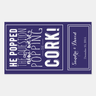 custom Wedding wine bottle label personalized