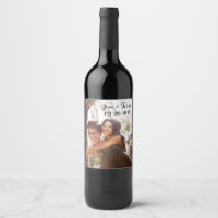 Custom Wedding Wine Label
