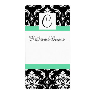 Custom Wedding Wine Label Template