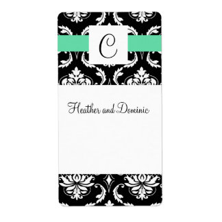Custom Wedding Wine Label Template