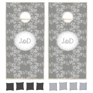 Custom Wedding with Initials Cornhole Set