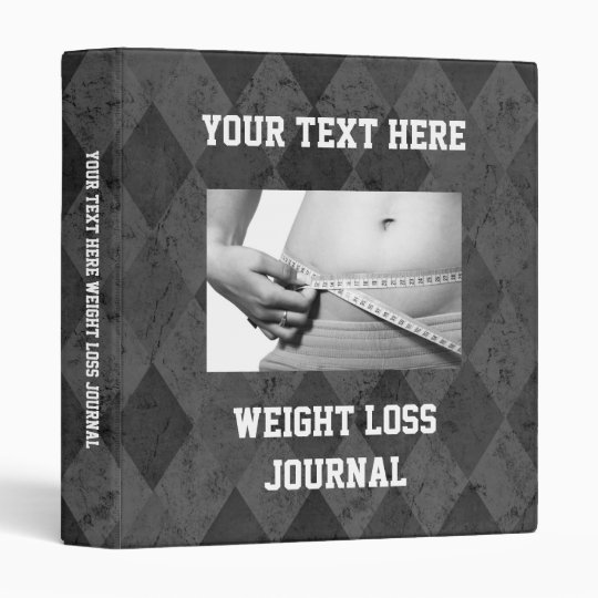 Custom Weight Loss Journal Exercise Schedule Book Binder