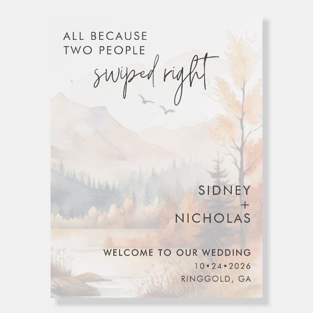 CUSTOM - welcome 1 Foam Board (Front)