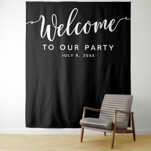 Custom Welcome Event Photo Backdrop Banner
