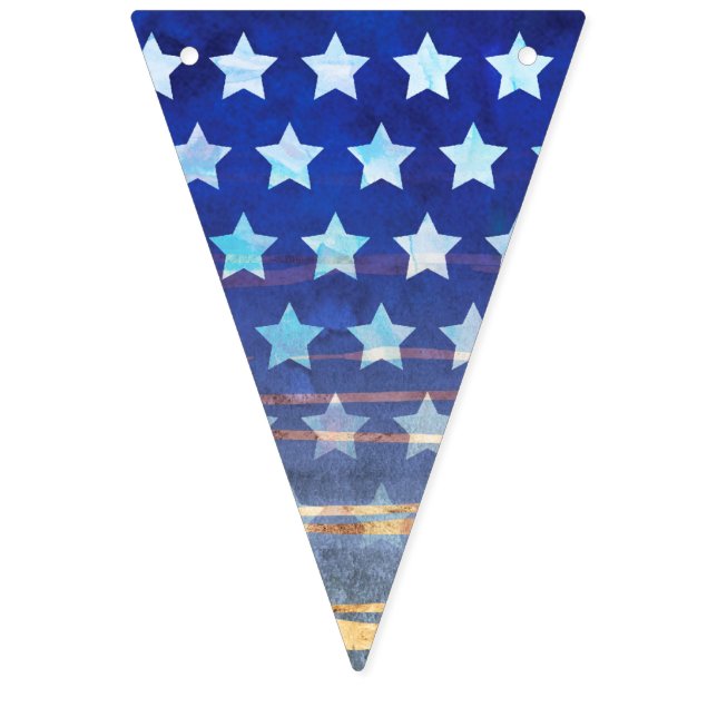 Custom Welcome Home Stars Stripes Bunting Flags (First Flag)