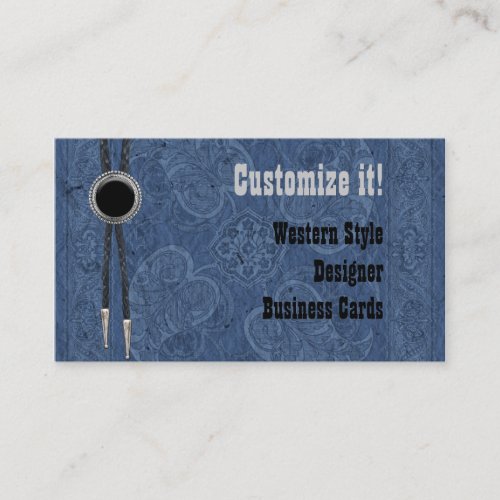 Custom Western Style Business Cards