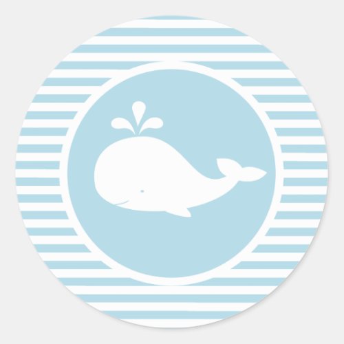 Custom Whale Birthday Sticker