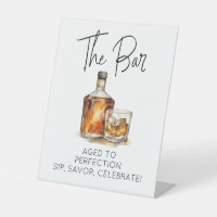 Custom Whiskey Bar Sign - Aged to Perfection 