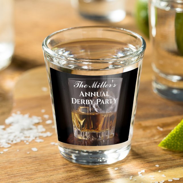 Custom Whiskey Rocks Derby Shot Glass (Creator Uploaded)