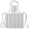 Custom, White and Gray Stripes, Farmhouse Kitchen