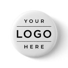 Custom White Business Logo Company Branded