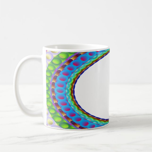 Custom White Center A7 Coffee Cup (Left)