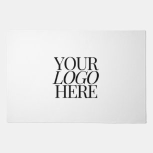 Custom White Doormat – Add Your Logo