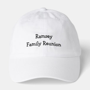 Custom White Family Reunion Classic Dad Hat