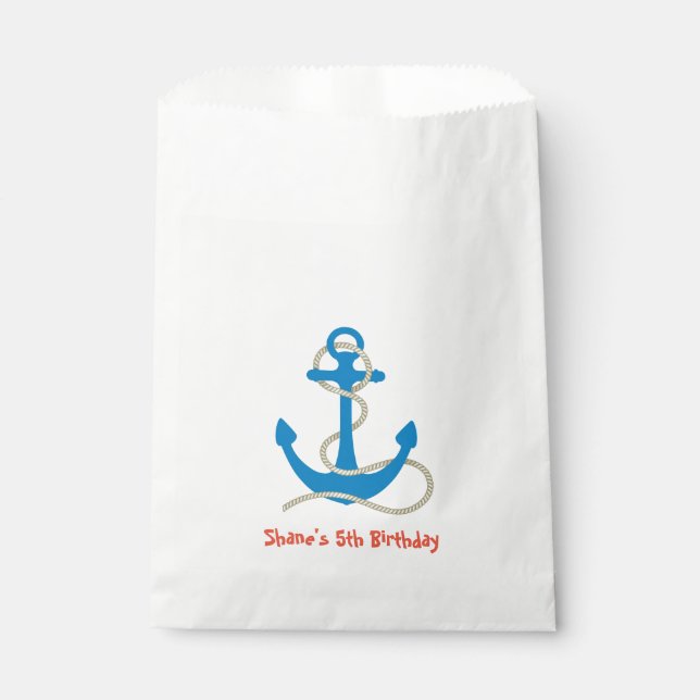Custom White Favor Bag (Front)