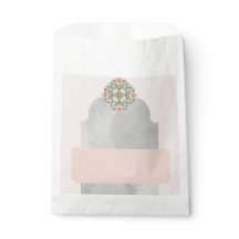 Custom White Favor Bag