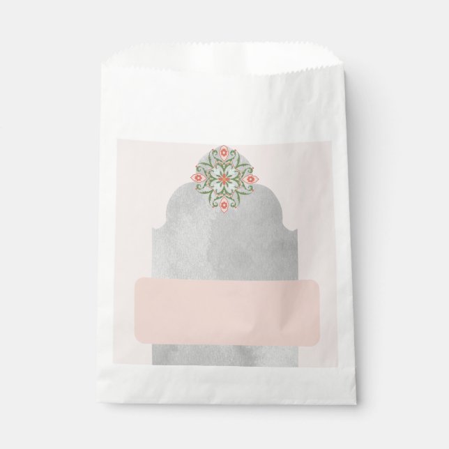 Custom White Favor Bag (Front)