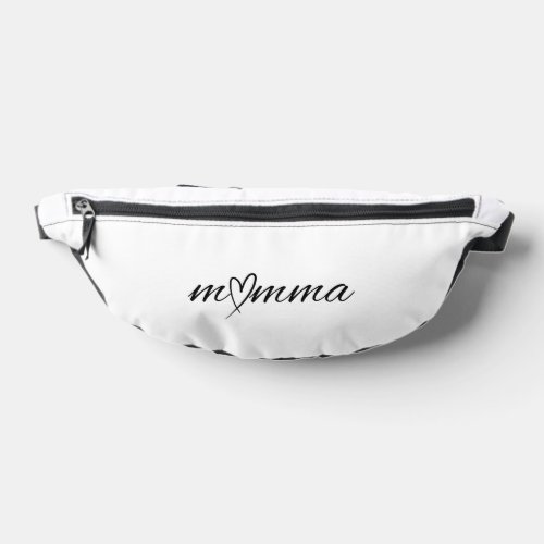 Custom White Handbag for Mom Fanny Pack