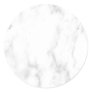 Custom White Marble Modern Elegant Blank Template Classic Round Sticker