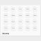 Custom white packaging candle product label