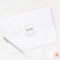 Custom white packaging candle product label