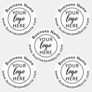 Custom White Professional Business Brand Labels
