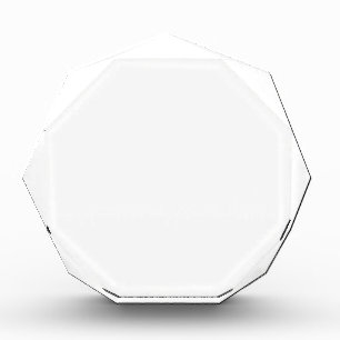 Custom white simple Design Add Photo or Text Acrylic Award