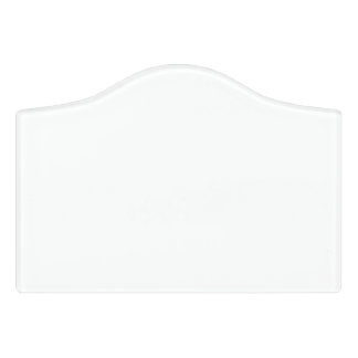 Custom white simple Design Add Photo or Text Door Sign