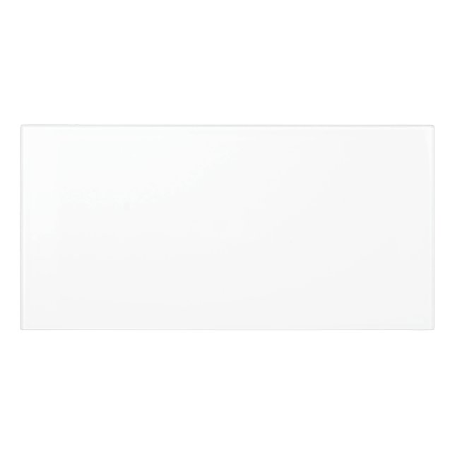 Custom white simple Design Add Photo or Text Door Sign (Classic Front)