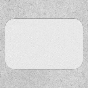 Custom white simple Design Add Photo or Text Patch